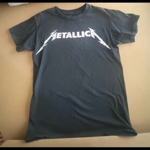 Boys METALLICA Short Sleeve T-Shirt Size LARGE